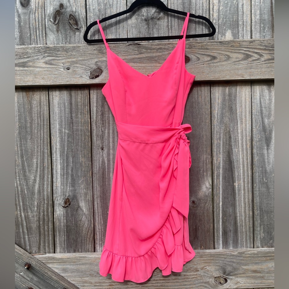 Lilly Pulitzer Alisa Dress in Aura Pink Like New Size 2 - Picture 5 of 14